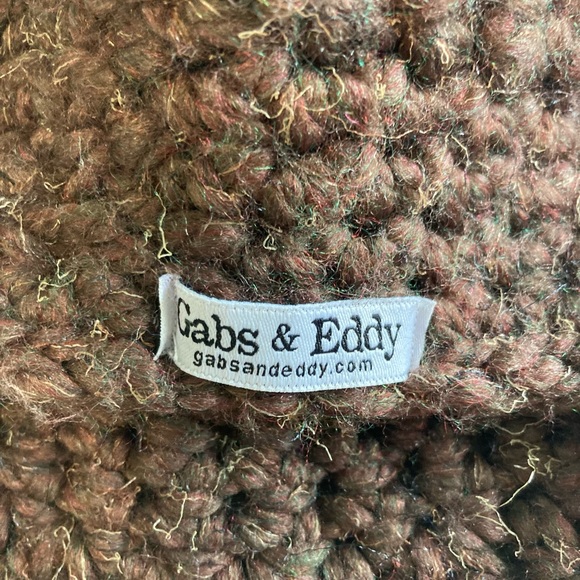 Gabs & Eddy brown flecked pageboy winter hat (23 inch circumference) - Picture 3 of 4